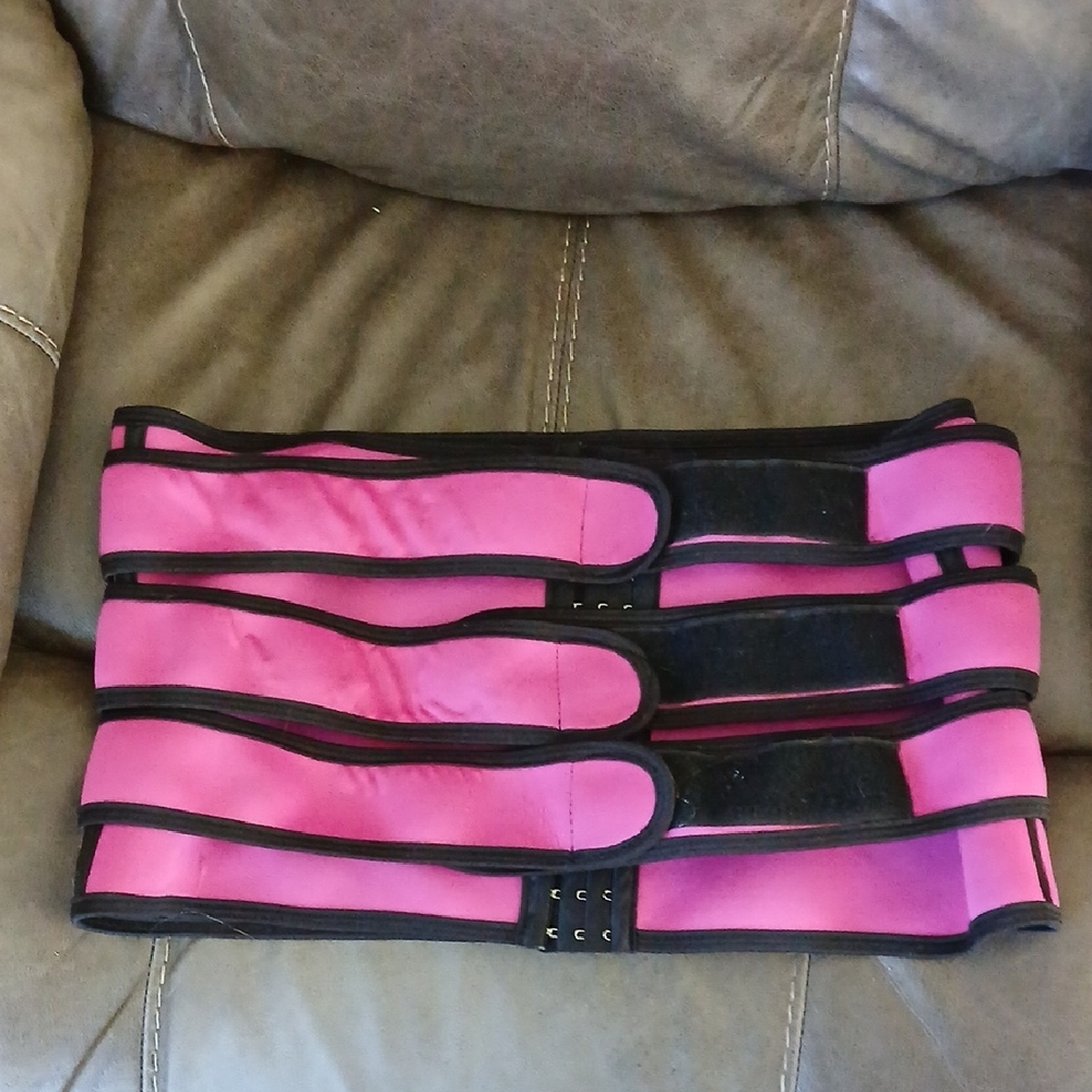 Pink Waist Trainer Shapewear Waist Cincher 2x/3x